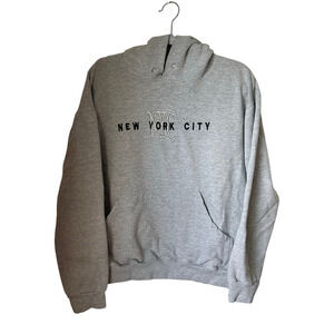 Gray New York City Hoodie - Large